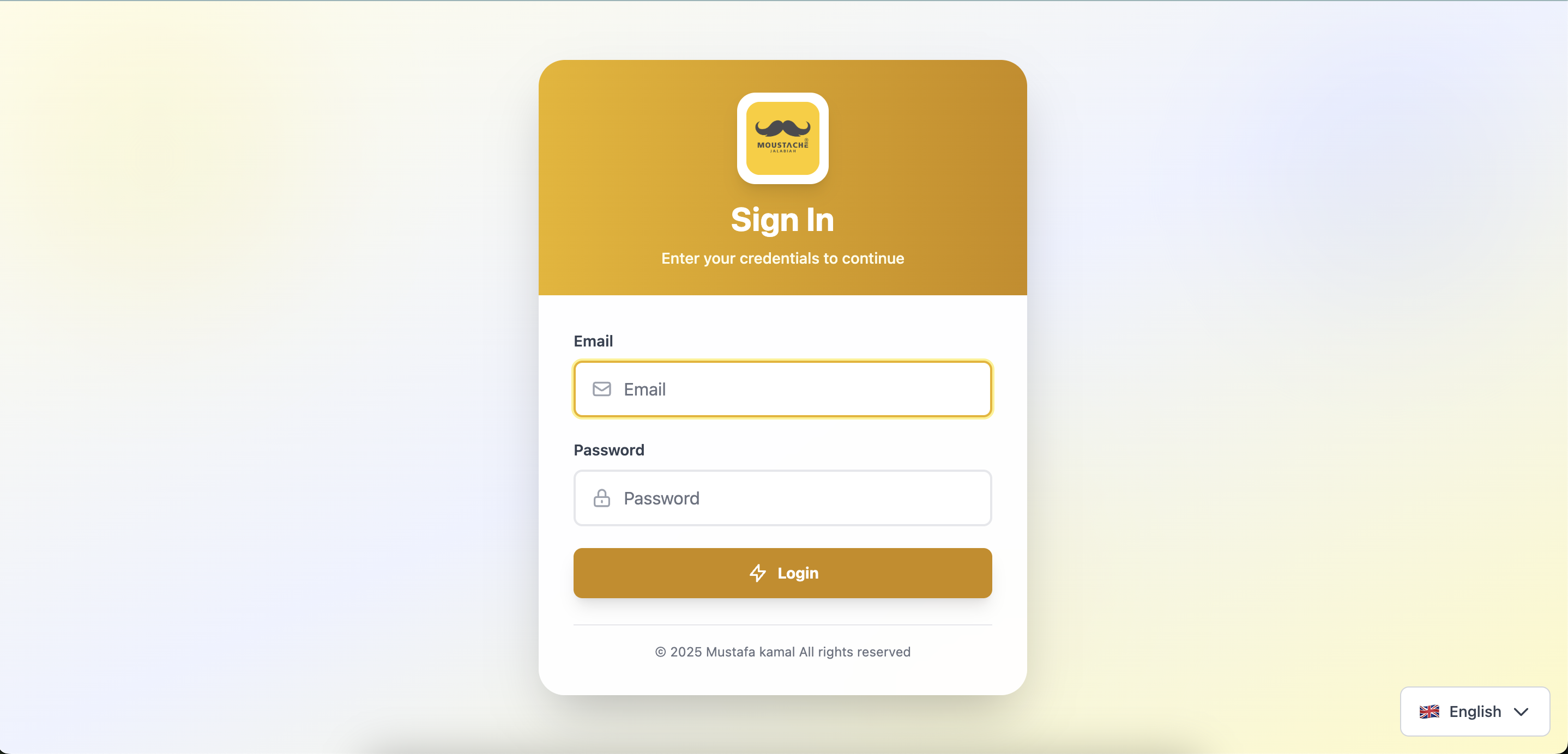 Sales Management Login